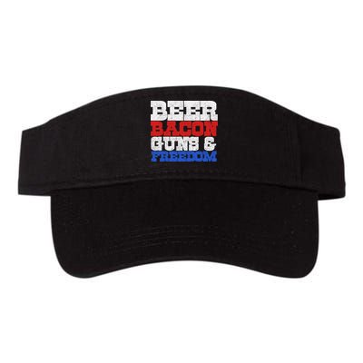 Beer Bacon Guns And Freedom Visor