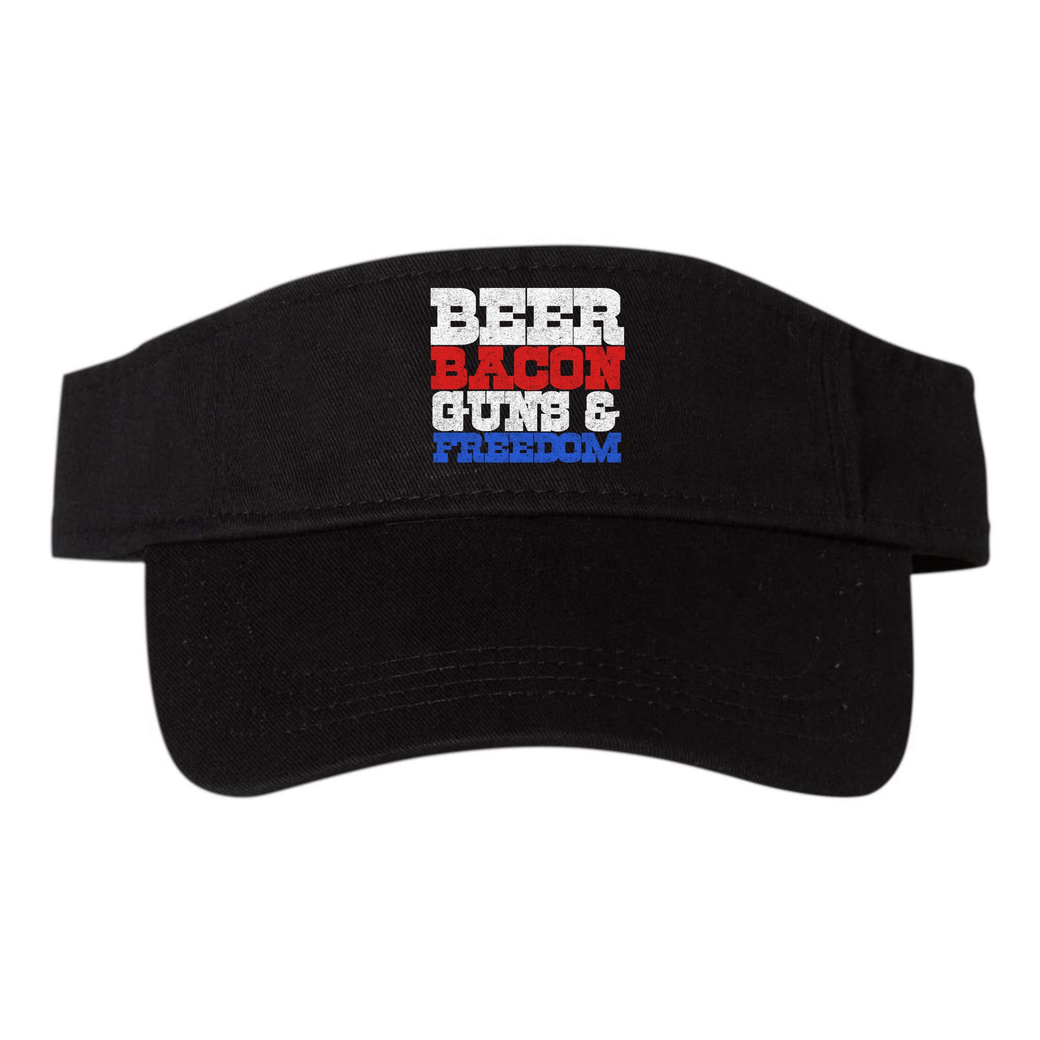Beer Bacon Guns And Freedom Visor