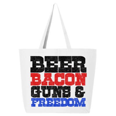 Beer Bacon Guns And Freedom 25L Jumbo Tote