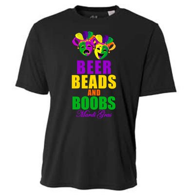 Beer Beads and Boobs Mardi Gras New Orleans Cooling Performance Crew T-Shirt