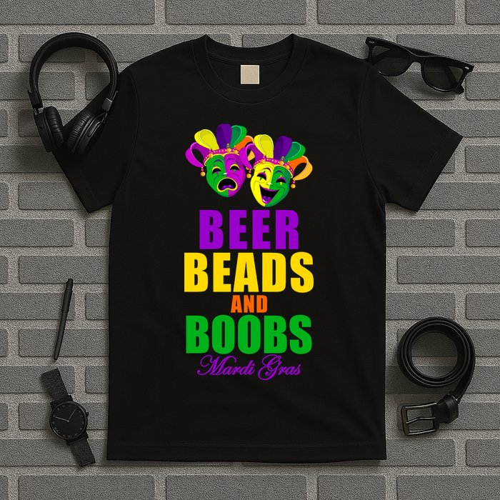 Beer Beads and Boobs Mardi Gras New Orleans T-Shirt