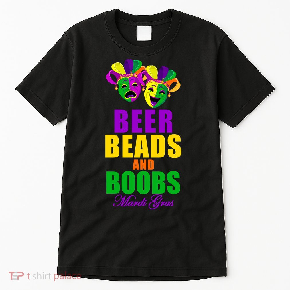 Beer Beads and Boobs Mardi Gras New Orleans Tall T-Shirt