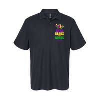 Beer Beads and Boobs Mardi Gras New Orleans Softstyle Adult Sport Polo