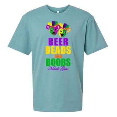 Beer Beads and Boobs Mardi Gras New Orleans Sueded Cloud Jersey T-Shirt