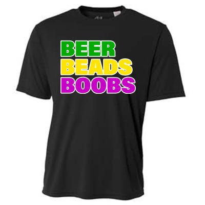 Beer Beads Boobs Cooling Performance Crew T-Shirt