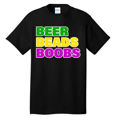 Beer Beads Boobs Tall T-Shirt