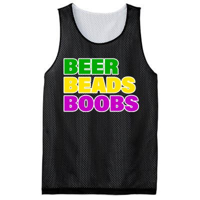 Beer Beads Boobs Mesh Reversible Basketball Jersey Tank