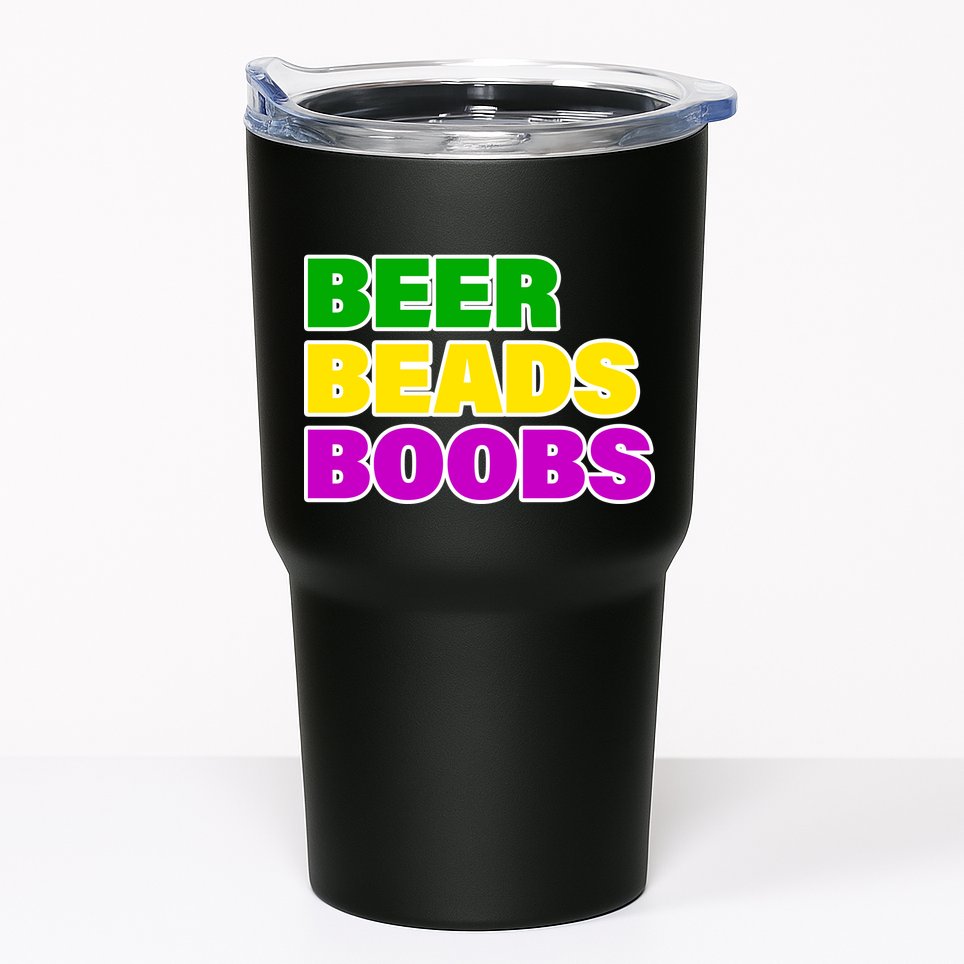 Beer Beads Boobs Tumbler