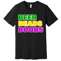 Beer Beads Boobs Premium T-Shirt