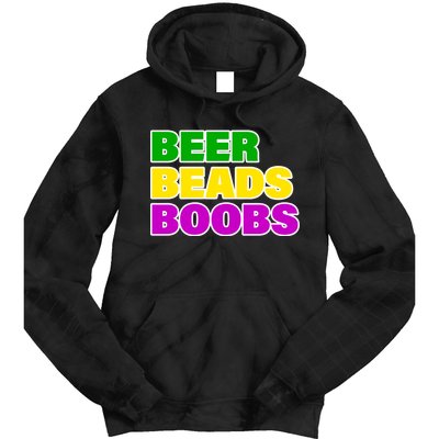 Beer Beads Boobs Tie Dye Hoodie