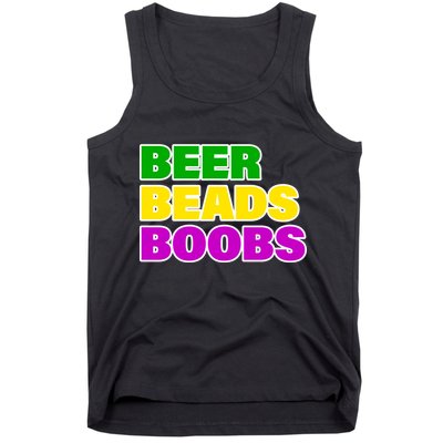 Beer Beads Boobs Tank Top