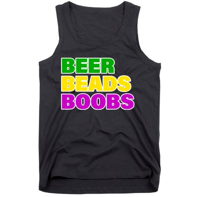 Beer Beads Boobs Tank Top