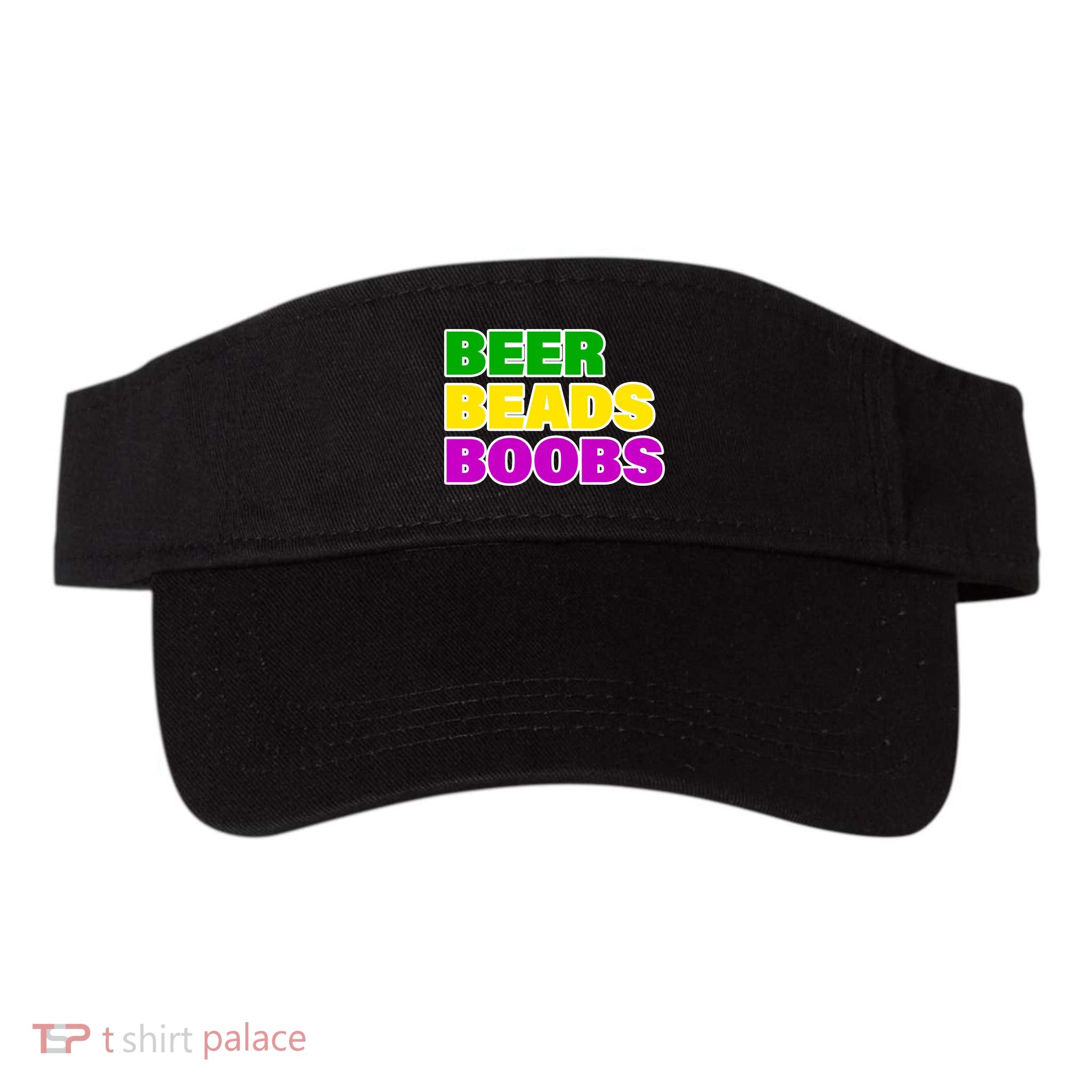 Beer Beads Boobs Visor