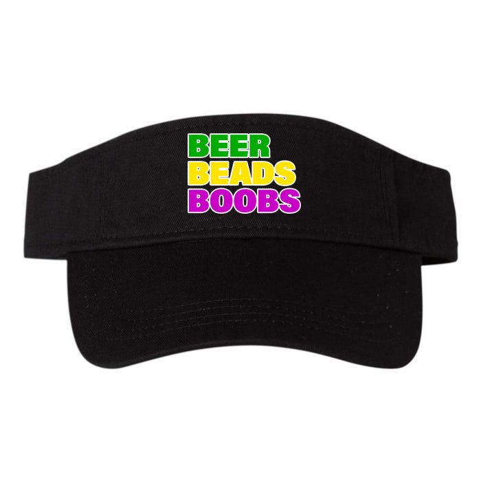 Beer Beads Boobs Valucap Bio-Washed Visor