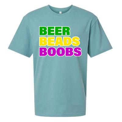 Beer Beads Boobs Sueded Cloud Jersey T-Shirt