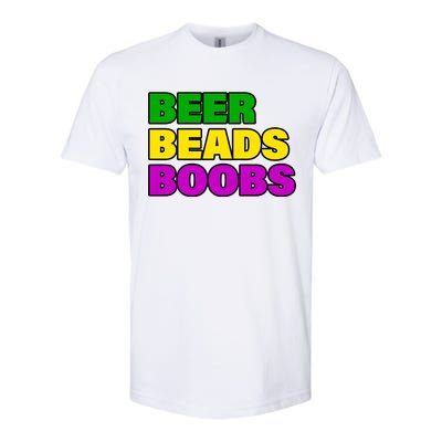 Beer Beads Boobs Softstyle® CVC T-Shirt