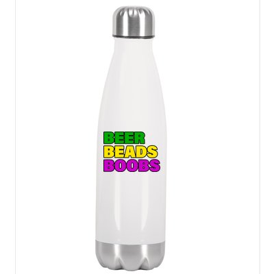 Beer Beads Boobs Stainless Steel Insulated Water Bottle