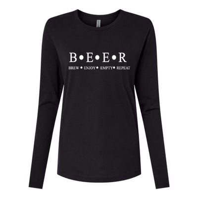 Beer Brewer Funny Craft Beer Brewmaster Womens Cotton Relaxed Long Sleeve T-Shirt