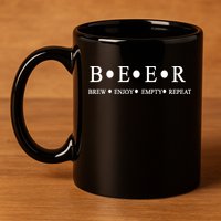 Beer Brewer Funny Craft Beer Brewmaster 11oz C Handle Ceramic Mug