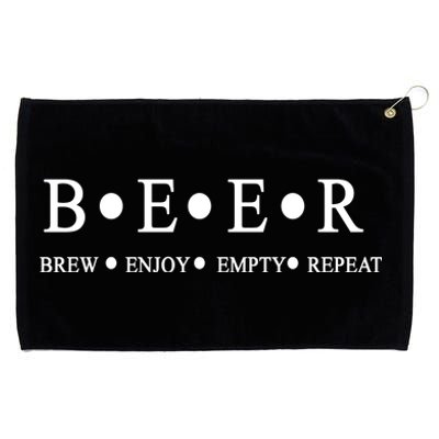 Beer Brewer Funny Craft Beer Brewmaster Grommeted Golf Towel