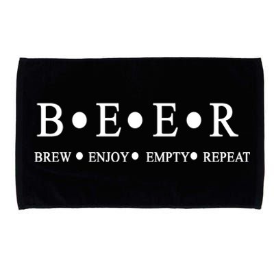 Beer Brewer Funny Craft Beer Brewmaster Microfiber Hand Towel