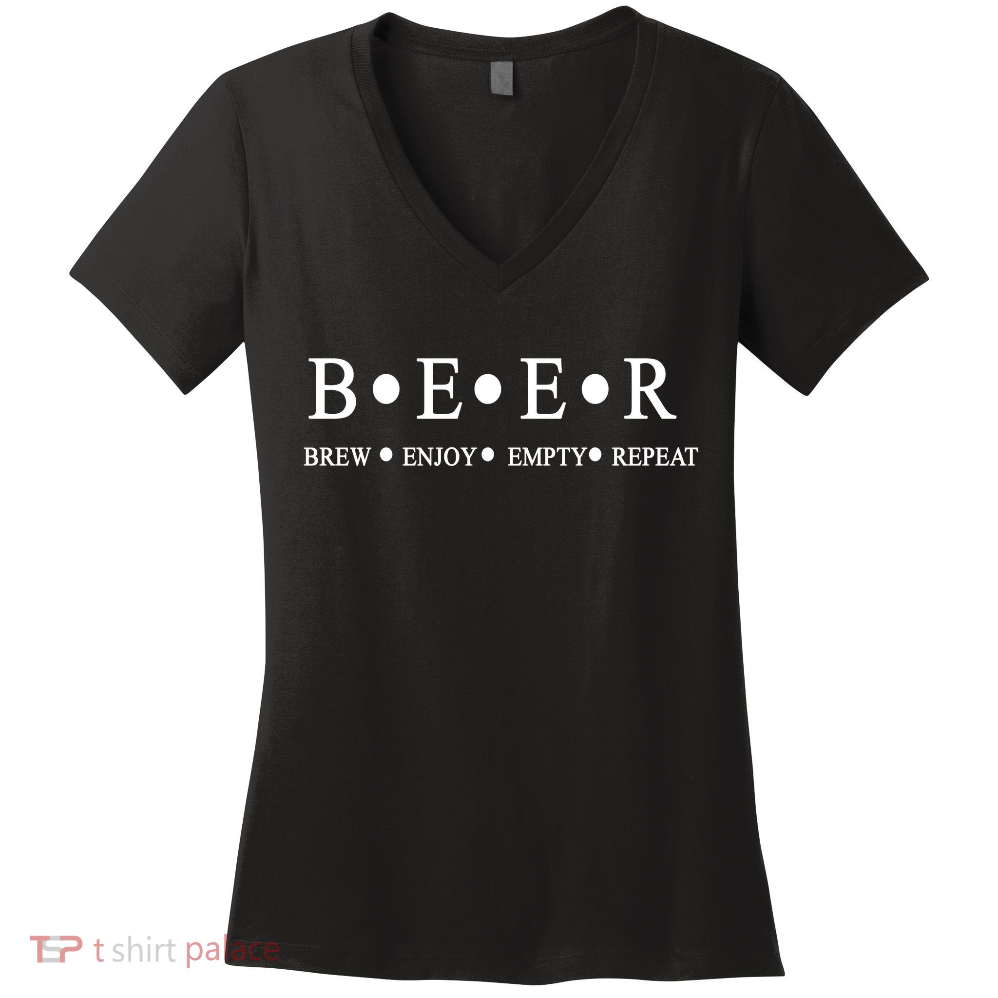 Beer Brewer Funny Craft Beer Brewmaster Women's V-Neck T-Shirt