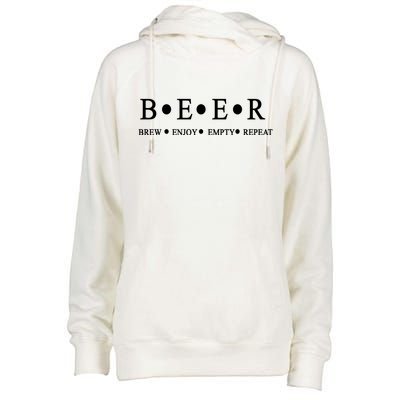 Beer Brewer Funny Craft Beer Brewmaster Womens Funnel Neck Pullover Hood