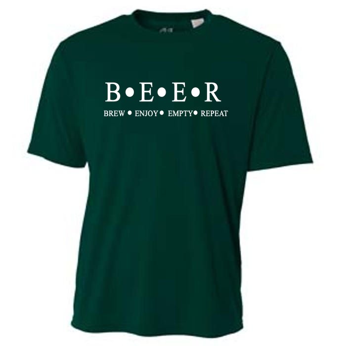 Beer Brewer Funny Craft Beer Brewmaster Cooling Performance Crew T-Shirt