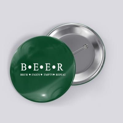 Beer Brewer Funny Craft Beer Brewmaster Button