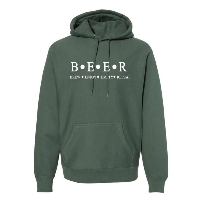 Beer Brewer Funny Craft Beer Brewmaster Premium Hoodie