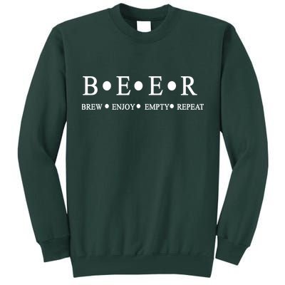 Beer Brewer Funny Craft Beer Brewmaster Tall Sweatshirt