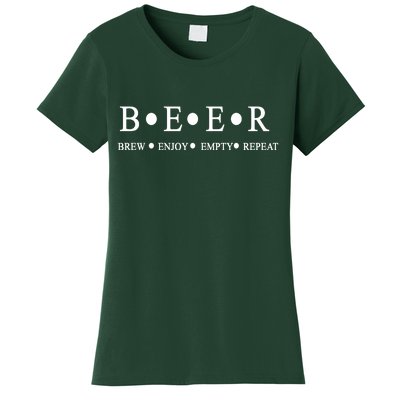 Beer Brewer Funny Craft Beer Brewmaster Women's T-Shirt