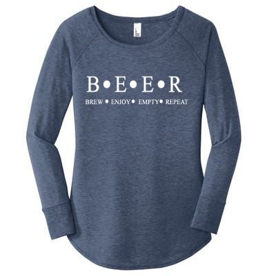 Beer Brewer Funny Craft Beer Brewmaster Women's Perfect Tri Tunic Long Sleeve Shirt