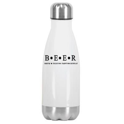 Beer Brewer Funny Craft Beer Brewmaster Stainless Steel Insulated Water Bottle