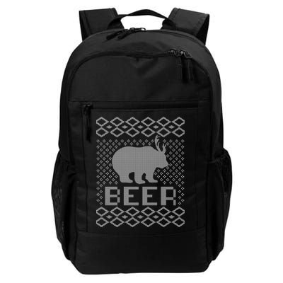 Beer Deer Hunting Ugly Christmas Backpack