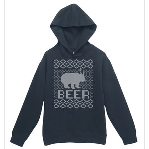 Beer Deer Hunting Ugly Christmas Urban Pullover Hoodie