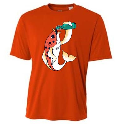 Beer Fish Cooling Performance Crew T-Shirt