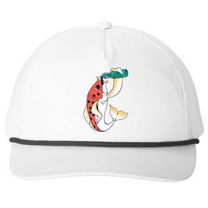 Beer Fish Snapback Five-Panel Rope Hat