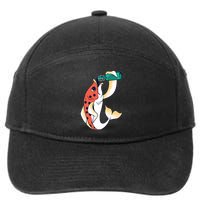 Beer Fish 7-Panel Snapback Hat