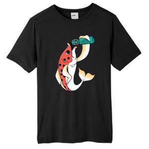 Beer Fish Tall Fusion ChromaSoft Performance T-Shirt