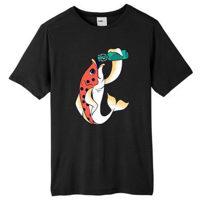 Beer Fish Tall Fusion ChromaSoft Performance T-Shirt