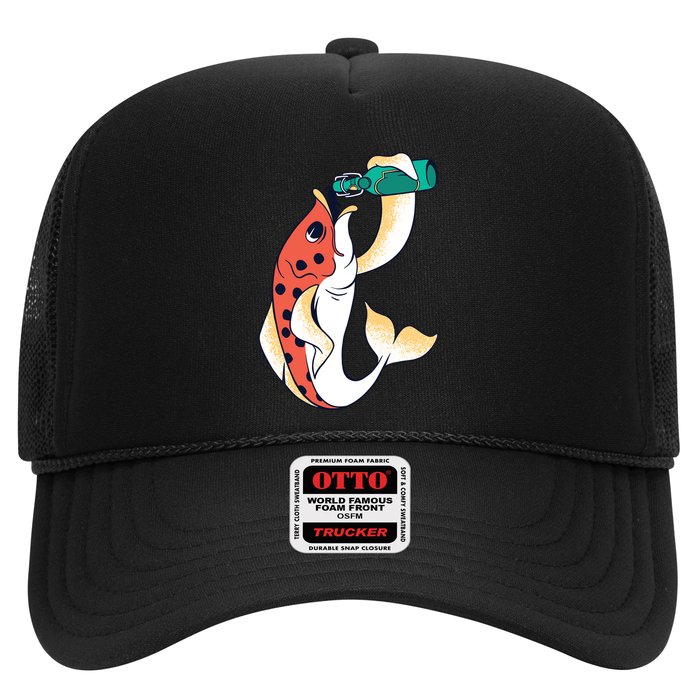 Beer Fish Trucker Hat