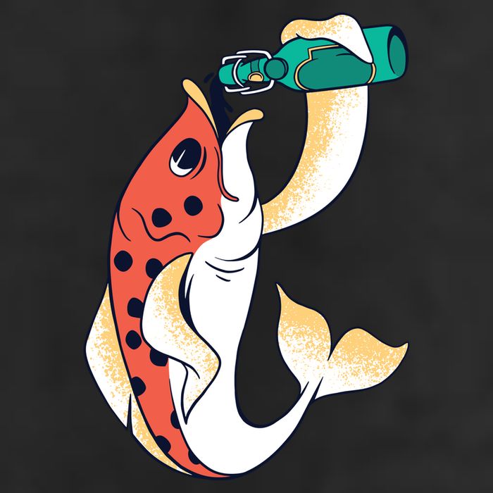 Beer Fish Trucker Hat