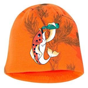 Beer Fish Kati - Camo Knit Beanie