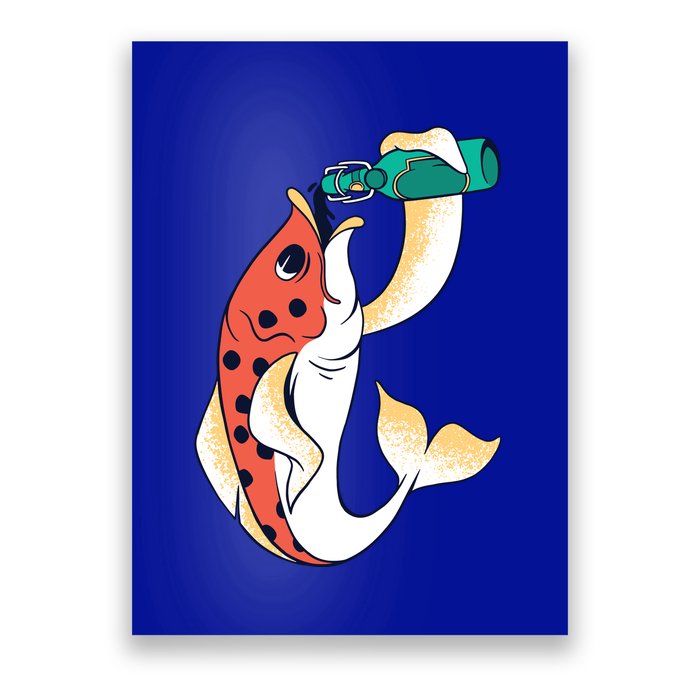 Beer Fish Poster