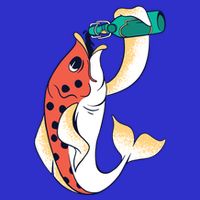 Beer Fish Poster