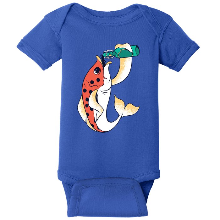 Beer Fish Baby Bodysuit