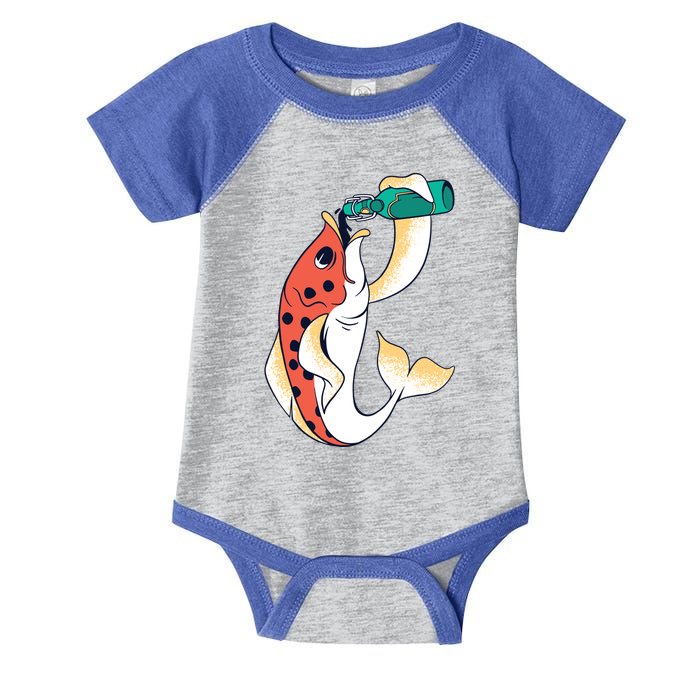 Beer Fish Infant Baby Jersey Bodysuit