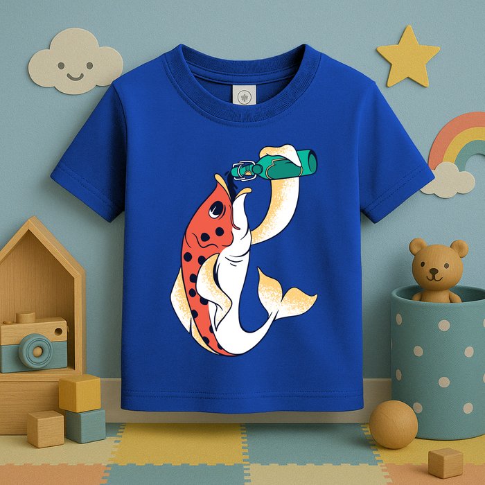 Beer Fish Toddler T-Shirt