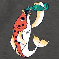 Beer Fish Vector Backpack